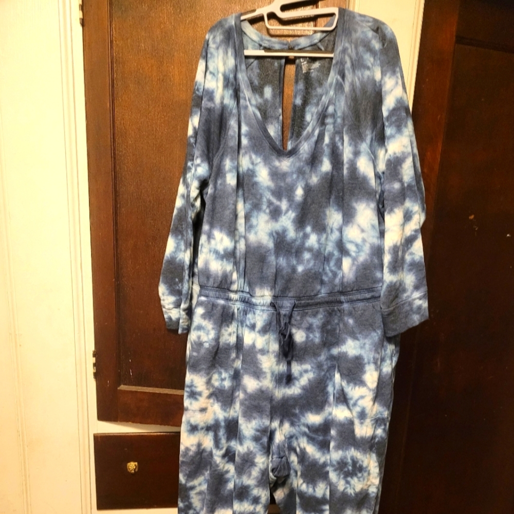 LIVI/Lane Bryant Tie Dye Jumpsuit 30/32
